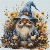 Garden Gnome 8 Cross Stitch Pattern