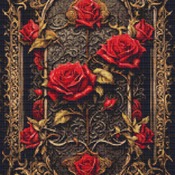 Gothic Roses Cross Stitch Pattern