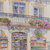 Grocery Shop Cross Stitch Pattern