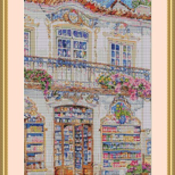 Grocery Shop Cross Stitch Pattern