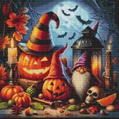 Halloween Decoration Cross Stitch Pattern