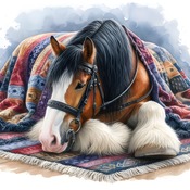 Horse Blanket Cross Stitch Pattern