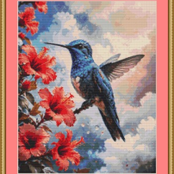 Hummingbird Cross Stitch Pattern