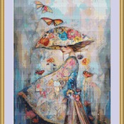 Parasol Cross Stitch Pattern