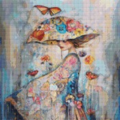 Parasol Cross Stitch Pattern