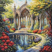 Park Gazebo Cross Stitch Pattern