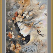 Profile Cross Stitch Pattern