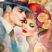 Romantic Moment Cross Stitch Pattern