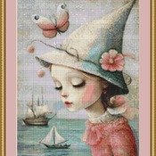 Sail Boats Cross Stitch Pattern