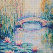 Serene Garden Cross Stitch Pattern