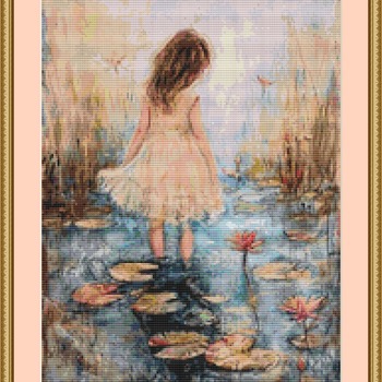 Shallow Pond Cross Stitch Pattern