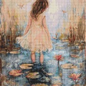 Shallow Pond Cross Stitch Pattern