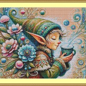 Steaming Cup Cross Stitch Pattern