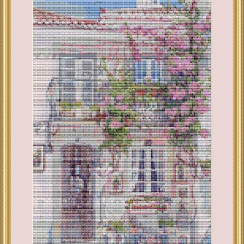 Store Front Cross Stitch Pattern