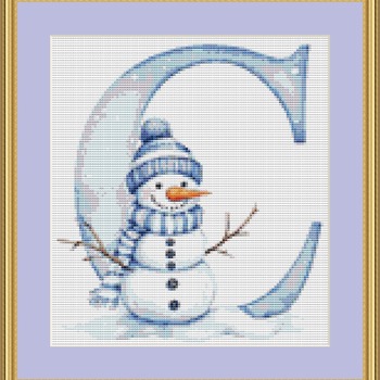 C Cross Stitch Pattern