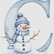 C Cross Stitch Pattern