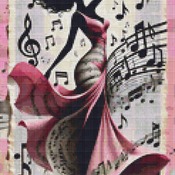 Dancing To Music 1 Cross Stitch Pattern