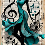 Dancing To Music 5 Cross Stitch Pattern