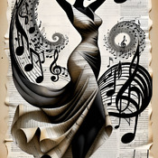 Dancing To Music 8 Cross Stitch Pattern