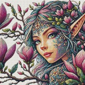 Fantasy Portrait Cross Stitch Pattern