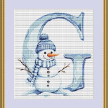 G Cross Stitch Pattern