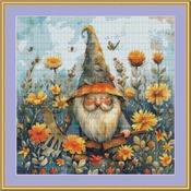 Garden Gnome 12 Cross Stitch Pattern