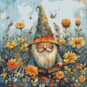 Garden Gnome 12 Cross Stitch Pattern