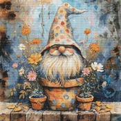 Garden Gnomes 10 Cross Stitch Pattern