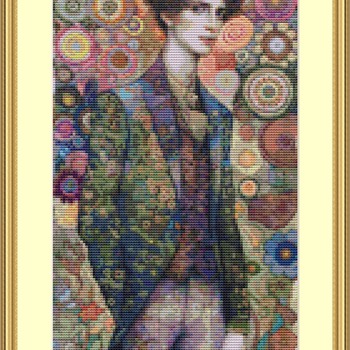 In A Suit Cross Stitch Pattern