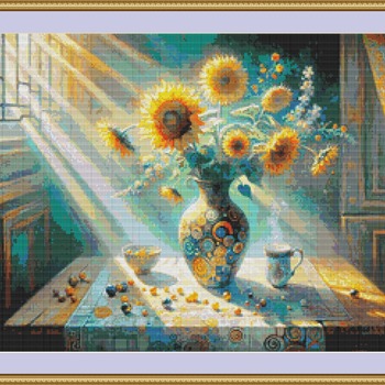 In The Sunshine Cross Stitch Pattern