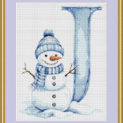 J Cross Stitch Pattern