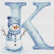 K Cross Stitch Pattern