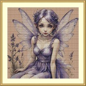 Lilac Fairy Cross Stitch Pattern