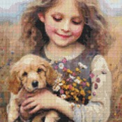 My Puppy Cross Stitch Pattern