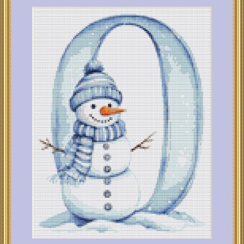 O Cross Stitch Pattern