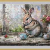 On The Windowsill Cross Stitch Pattern