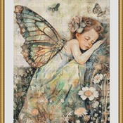 Peaceful Sleep Cross Stitch Pattern