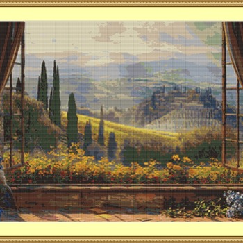 Picturesque View Cross Stitch Pattern