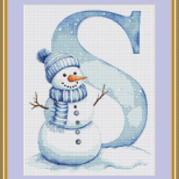 S Cross Stitch Pattern