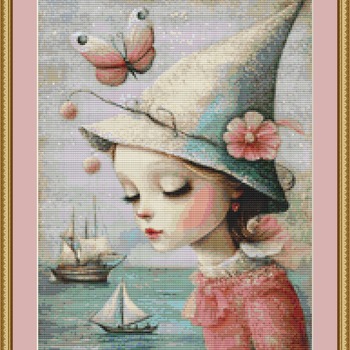 Sail Boats Cross Stitch Pattern