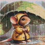 Sheltering From The Rain Cross Stitch Pattern