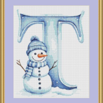 T Cross Stitch Pattern