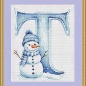 T Cross Stitch Pattern