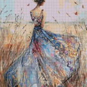 Tall Grass Cross Stitch Pattern