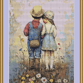 Together Cross Stitch Pattern