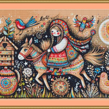 Traditional Decoration Cross Stitch Pattern