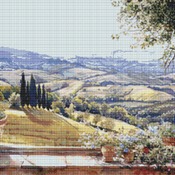 Tranquil Countryside Cross Stitch Pattern