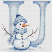 U Cross Stitch Pattern