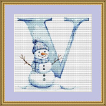 V Cross Stitch Pattern