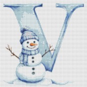 V Cross Stitch Pattern